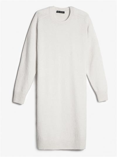 Wool and Cashmere Blend Round Neck Dress