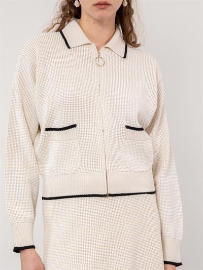 Organic Cotton Blend Cardigan with Pockets