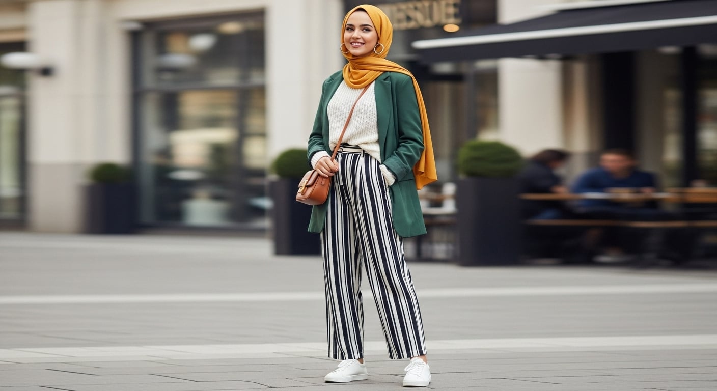 Çizgili Pantolon Nasıl Kombinlenir?