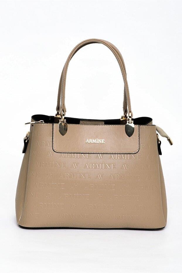 Armine 206 Bayan Çanta Vizon Lazer