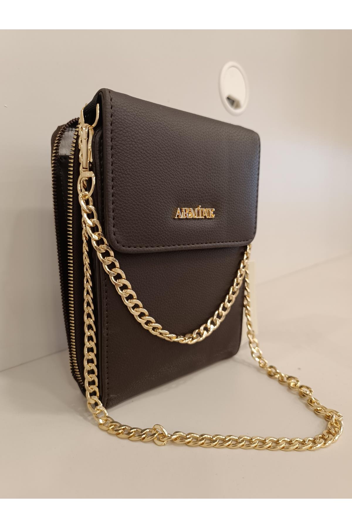 Armine 266 Bayan Çanta Kahve Pia Çanta