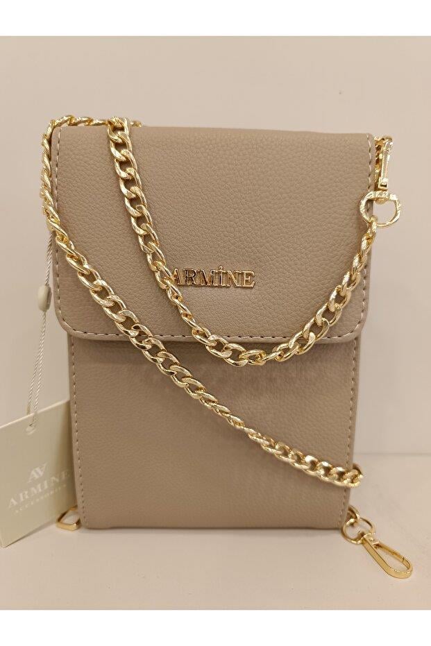 Armine 266 Bayan Çanta Vizon Pia Çanta