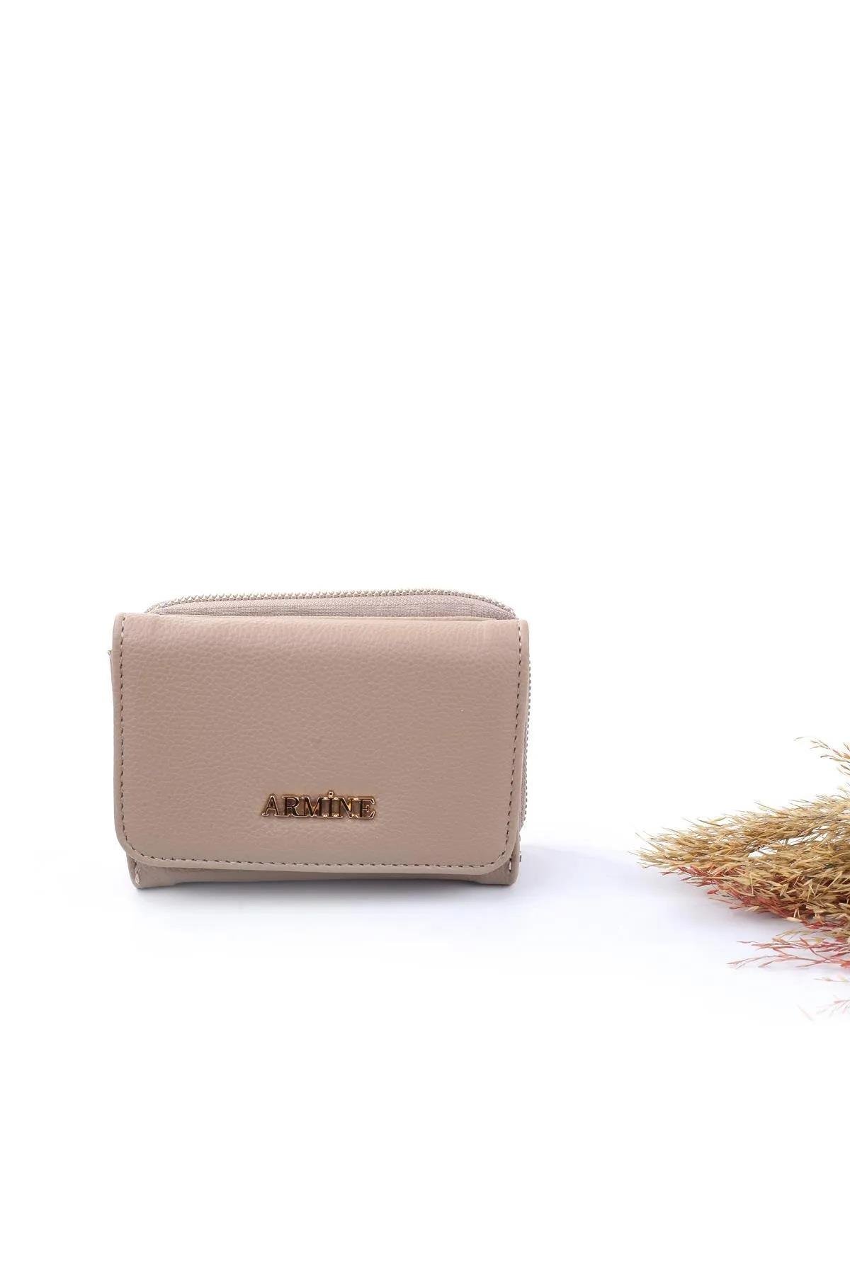 Armine C11 Bayan Cüzdan Vizon Pia