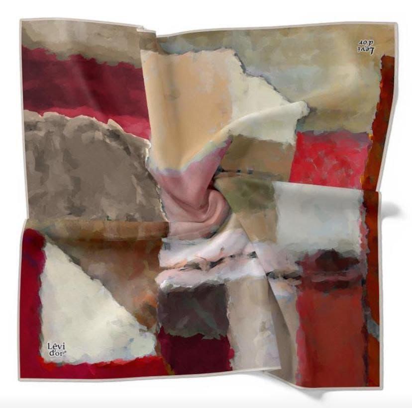 LEVİDOR Tivil İpek Eşarp 1162-13