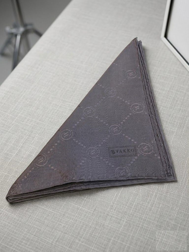 Vakko Pamuk İpek Eşarp Hologram Füme