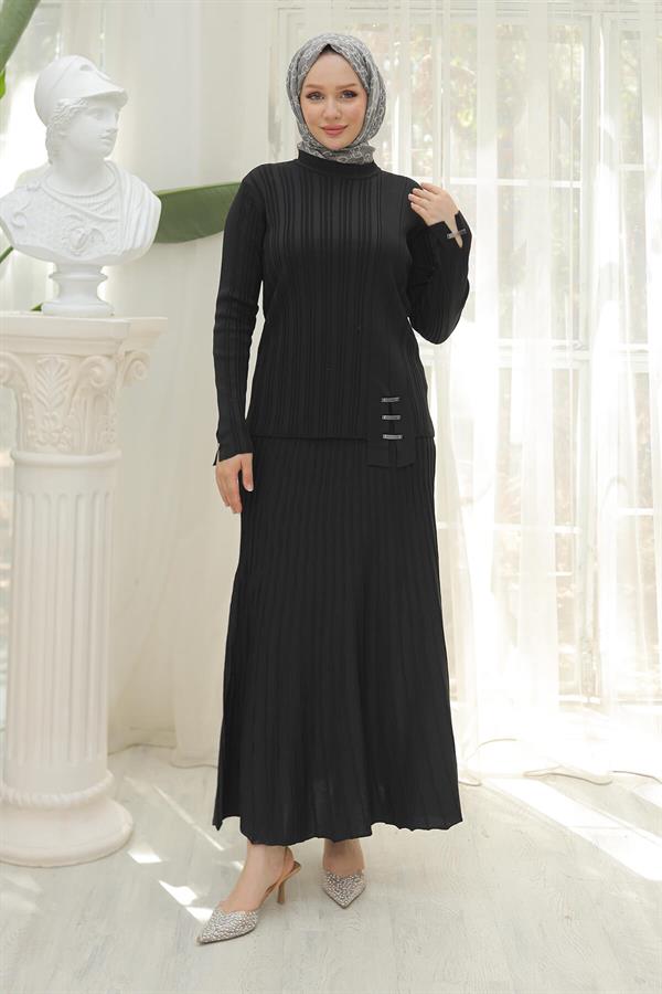 Armine TREND Triko Takım 24KTD602 Siyah 602 Triko Takım