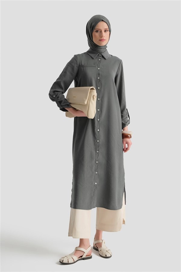 Armine Tunik Elbise Petrol AGTN1136