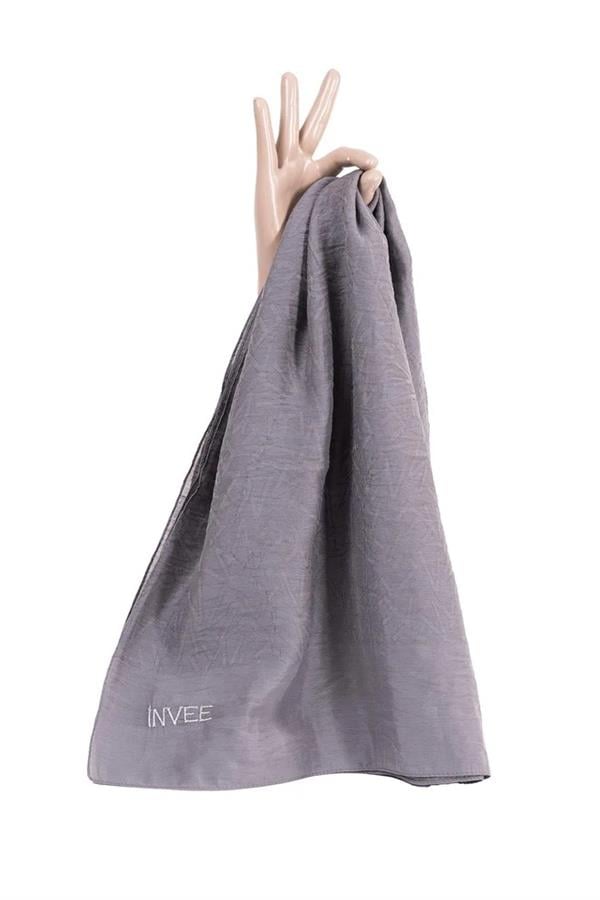 İnvee Desen Şal Harf Şal 1550 Füme