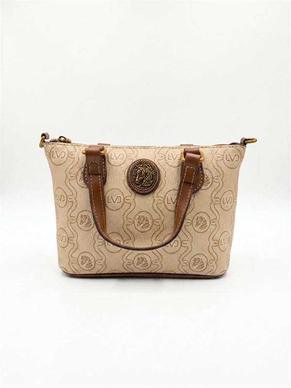 Levidor Desenli Monogram Haki Kadın Çantası 931010