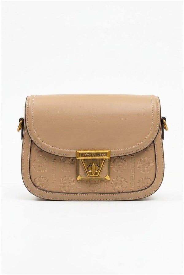 Levidor Monogram Baskılı Vizon Çanta 931020