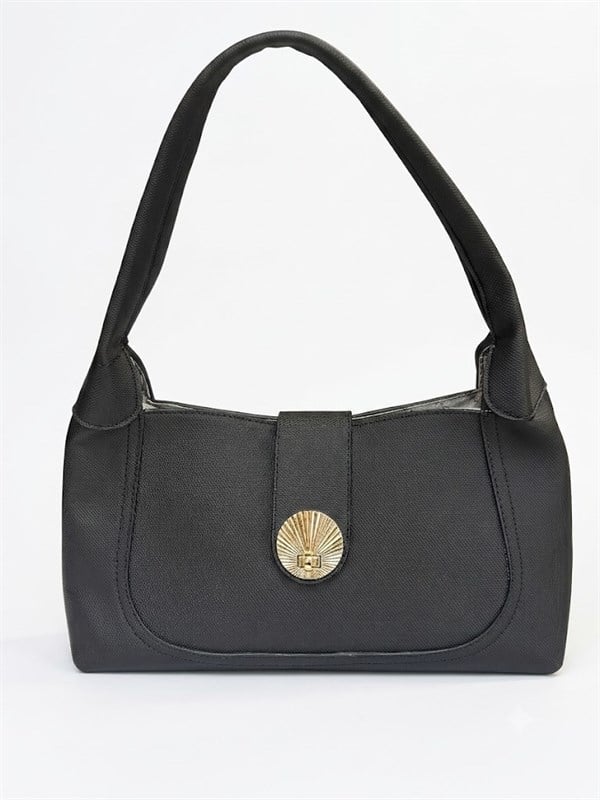 Tiffany & Tomato 128 Şık & Fonksiyonel Hobo Omuz Çantası Siyah