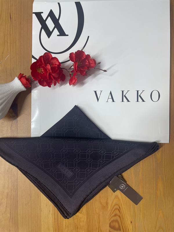 Vakko Jakar İpek Eşarp Kahve