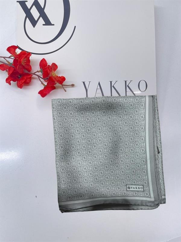 Vakko Tivil İpek Eşarp Gri 2025