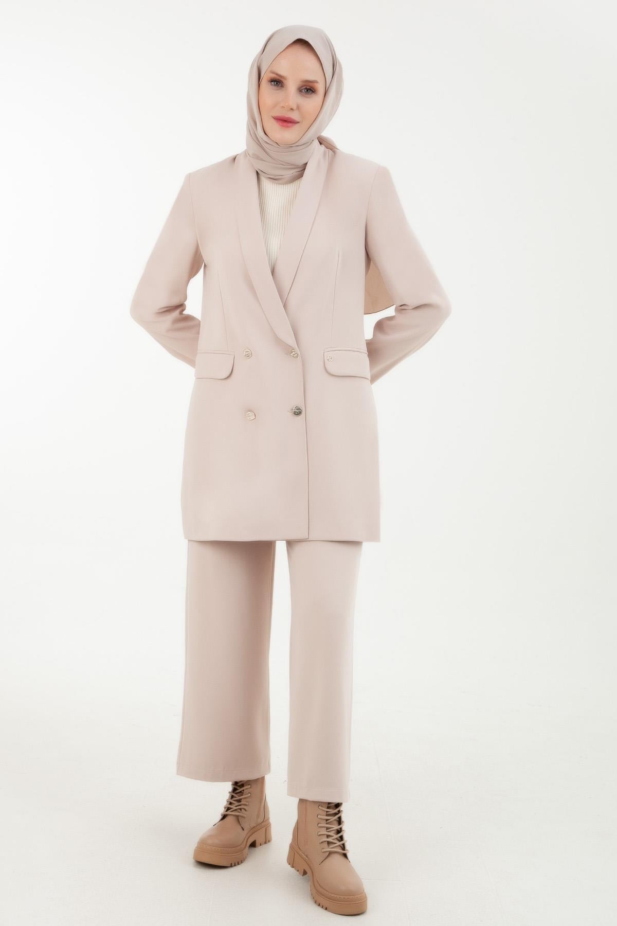 Armine Trend Ceket Bej 23KT517