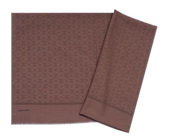 Pierre Cardin Monogram Kahverengi Şal 1030300 931