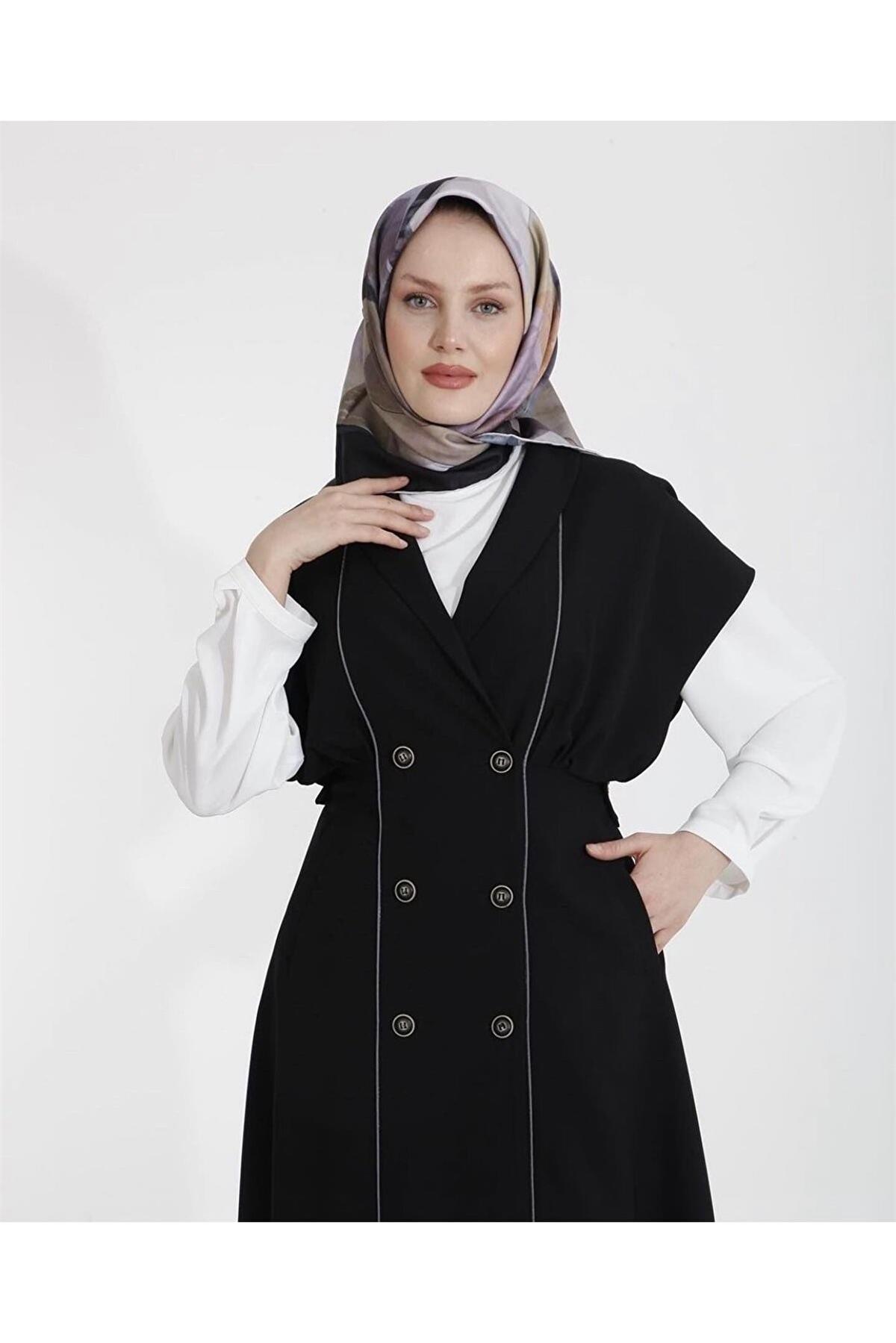22YT521 Armine Bayan Yelek Siyah