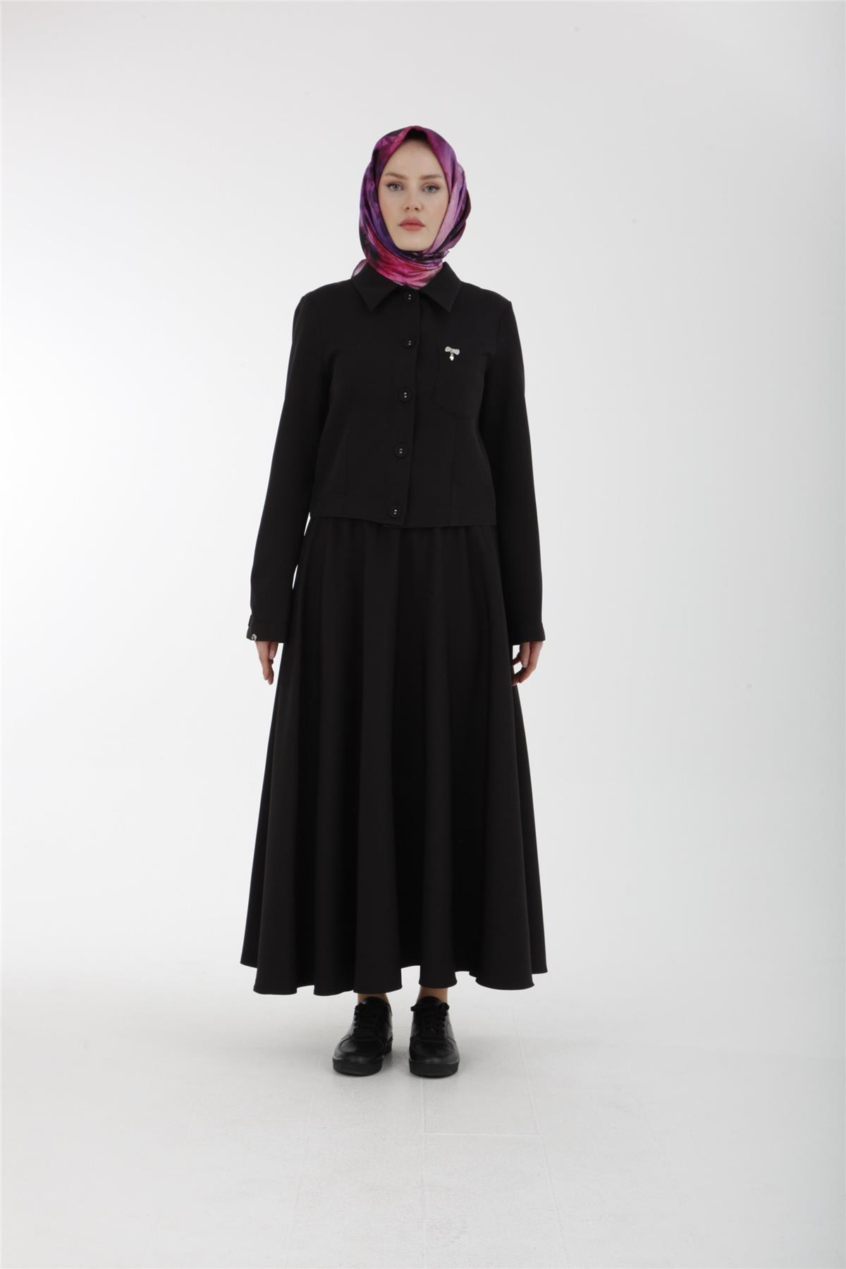 23YT609 Armine Trend Takım Siyah