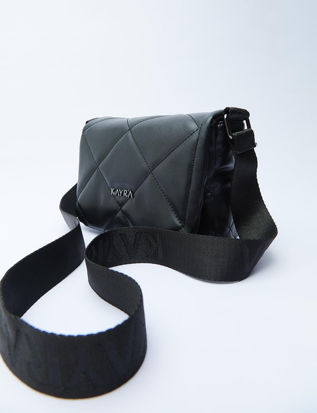 Kayra Dokuma Askılı Kapitoneli Dikdörtgen Çanta Krem KA-A23-CNT17