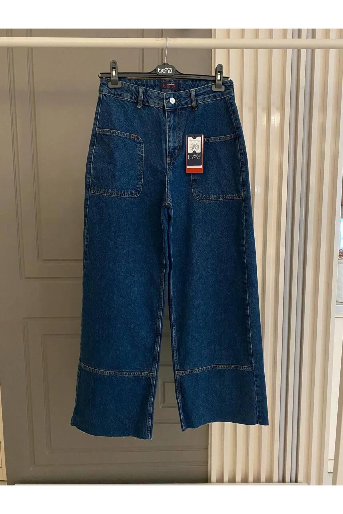 Armine TREND Spor Denim Bol Paça Pantolon 24YTD204