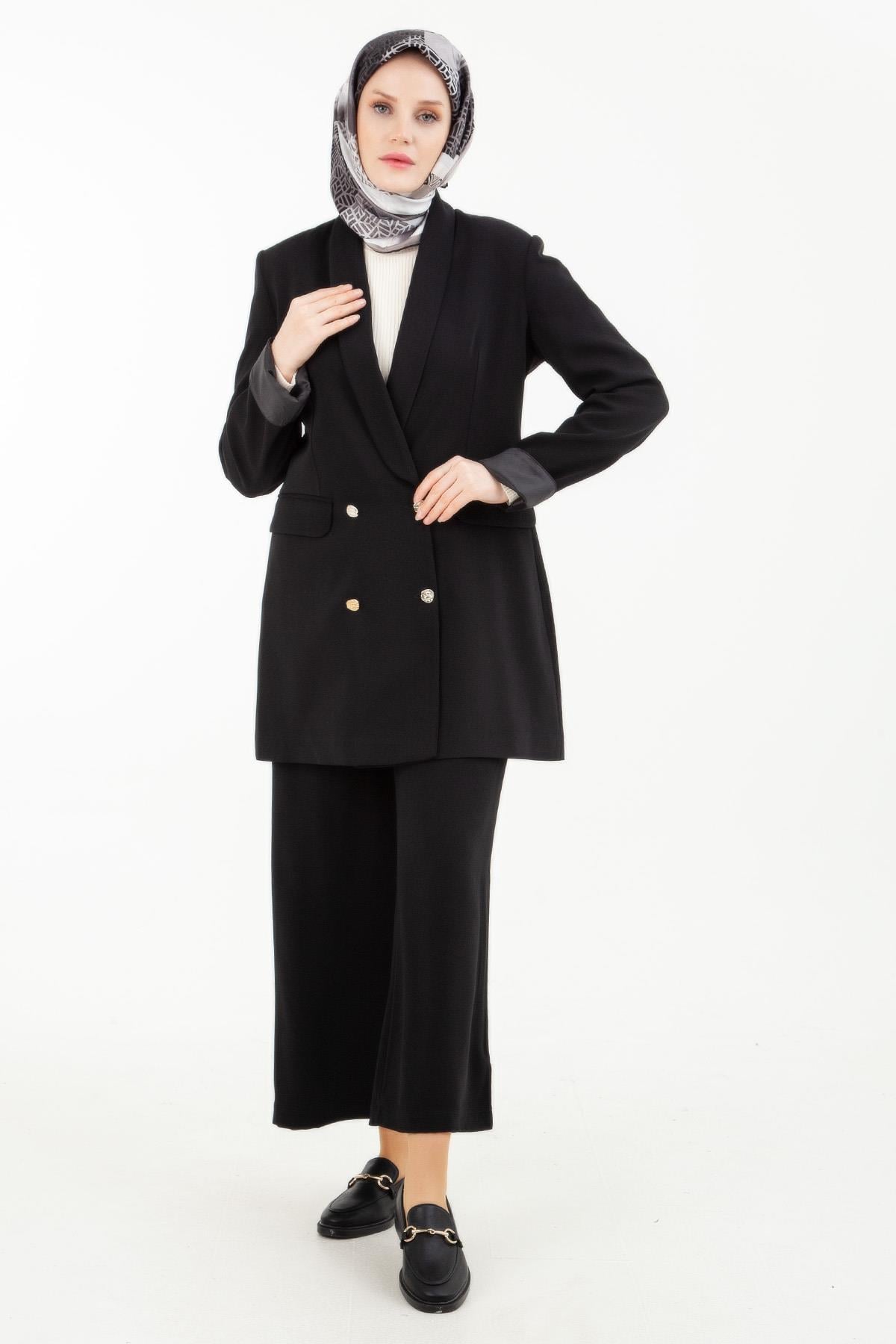 Armine Trend Ceket Siyah 23KT517