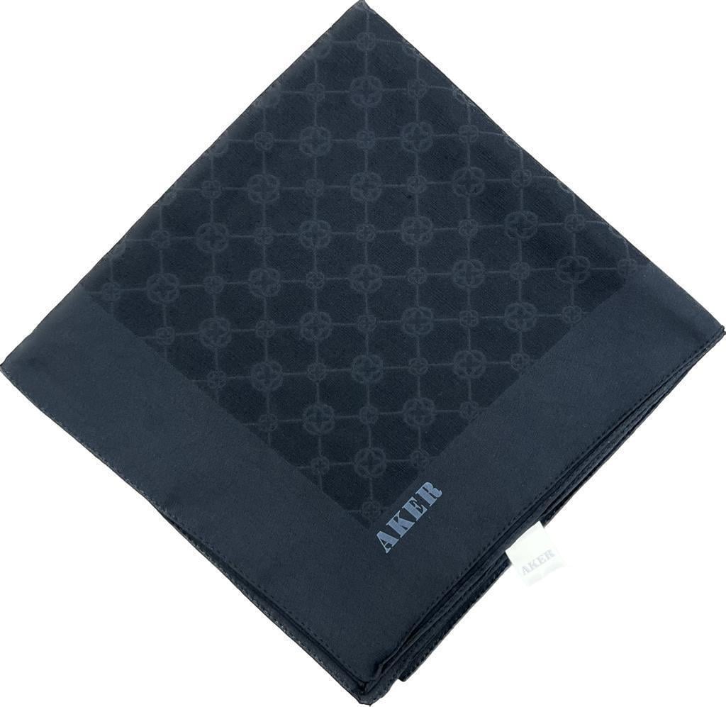 Aker Elegance Monogram Eşarp Siyah 1090500-911