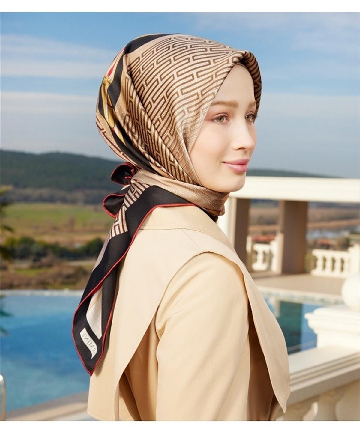 Armine 2023 İlkbahar-Yaz Sura İpek Eşarp 23YA8930 37