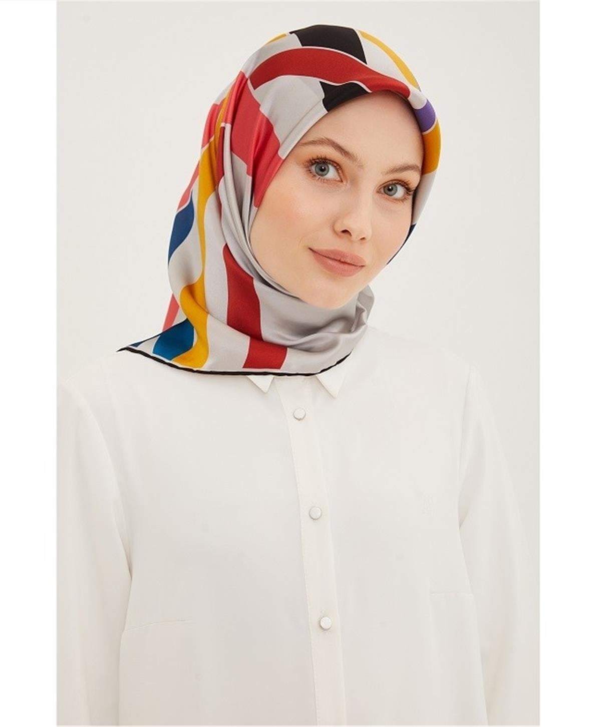 Armine 2023 İlkbahar Yaz Sura İpek Eşarp 23YA8923 52