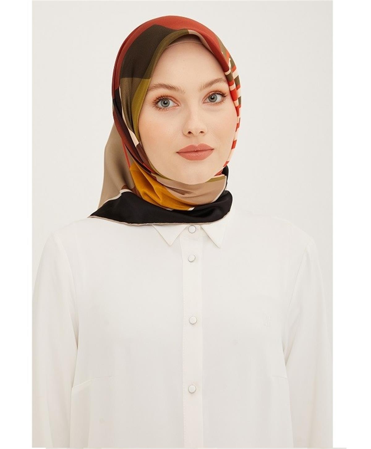 Armine 2023 İlkbahar Yaz Sura İpek Eşarp 23YA8915 6