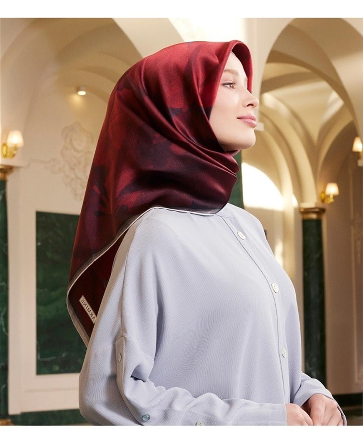 Armine 2023 İlkbahar Yaz Sura İpek Eşarp 23YA8953 56