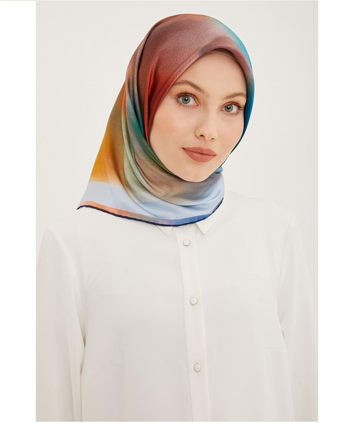 Armine 2023 İlkbahar Yaz Sura İpek Eşarp 23YA8927 31