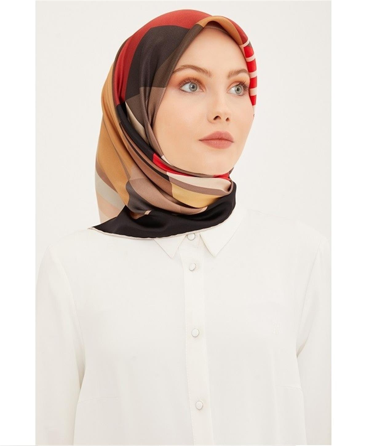 Armine 2023 İlkbahar Yaz Sura İpek Eşarp 23YA8915 7