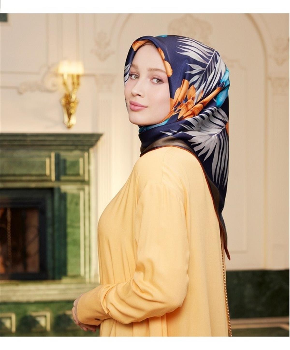 Armine 2023 İlkbahar Yaz Sura İpek Eşarp 23YA8946 54