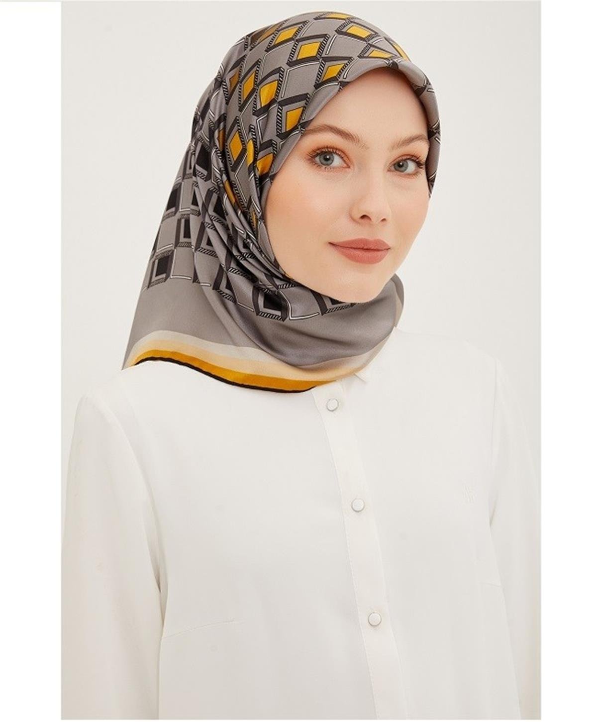 Armine 2023 İlkbahar Yaz Sura İpek Eşarp 23YA8913 56
