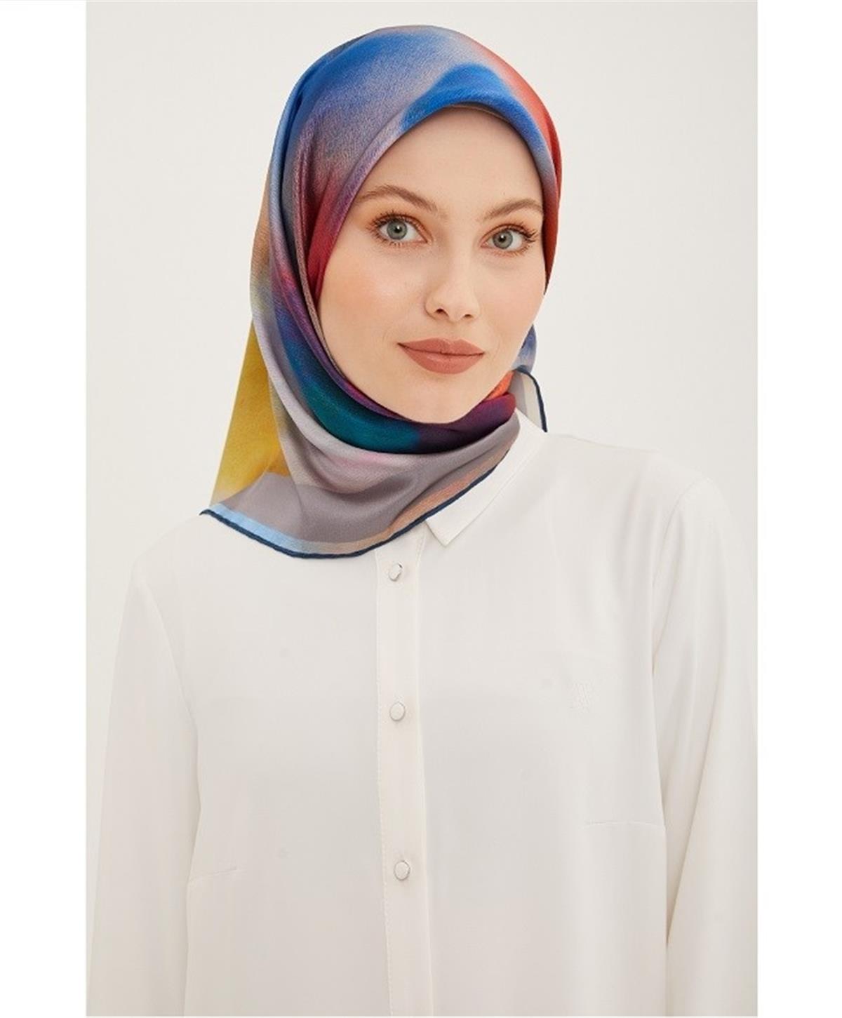 Armine 2023 İlkbahar Yaz Sura İpek Eşarp 23YA8927 3