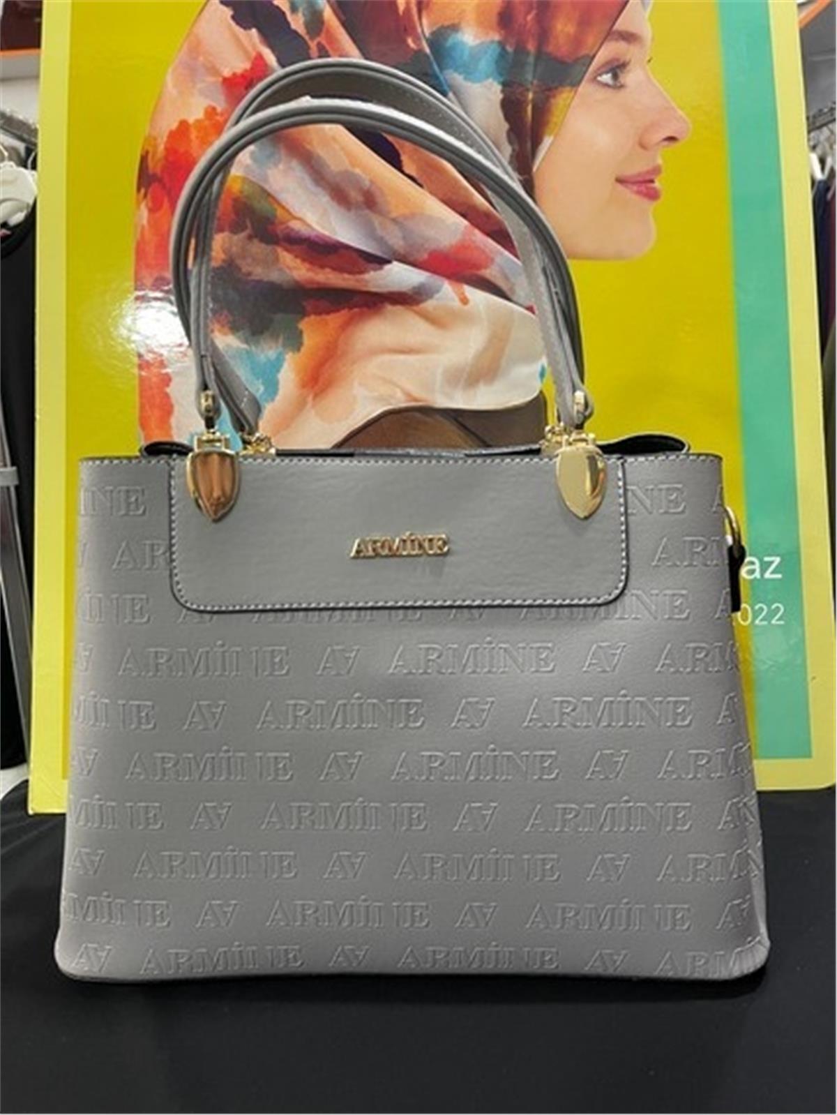 Armine 206 Bayan Çanta Gri Lazer