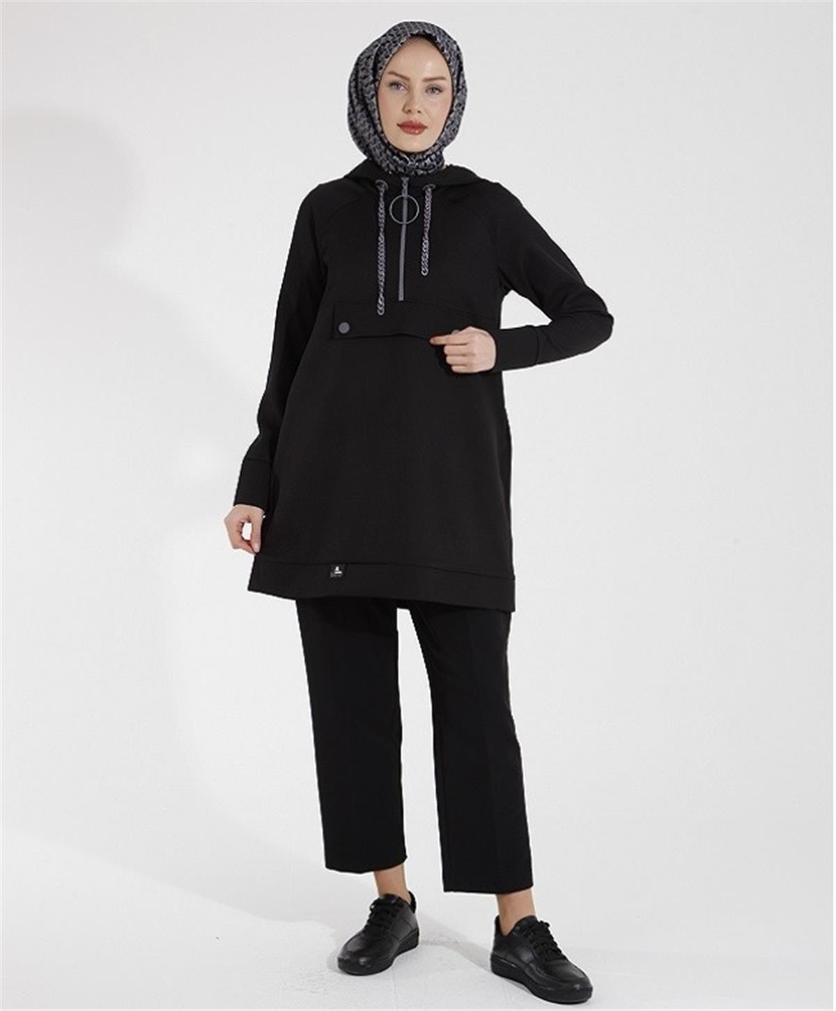 Armine 22KT436 Trend Tunik Siyah