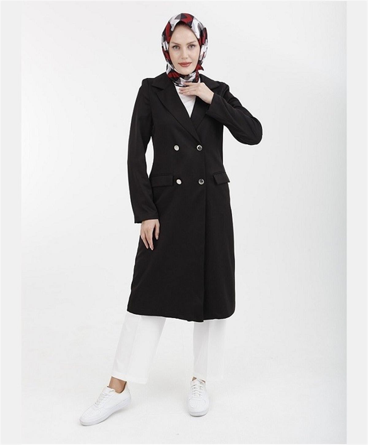 Armine 22yt508-1 Kadın Blazer Ceket Siyah