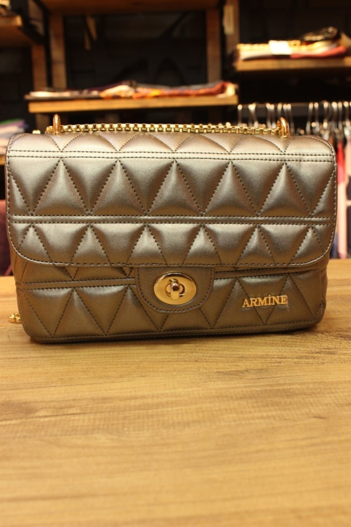 Armine 310 Bayan Çanta Platin