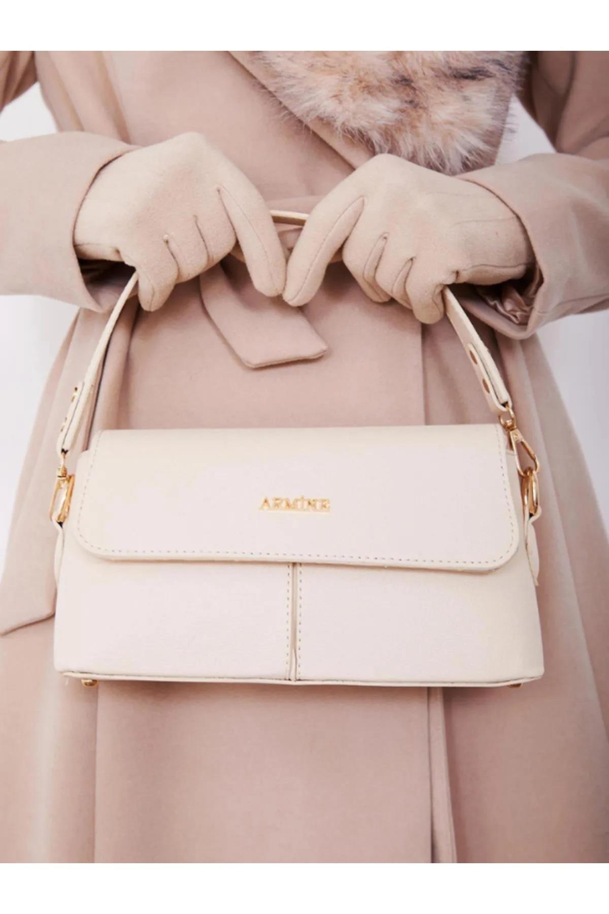Armine 347 Bayan Çanta Krem