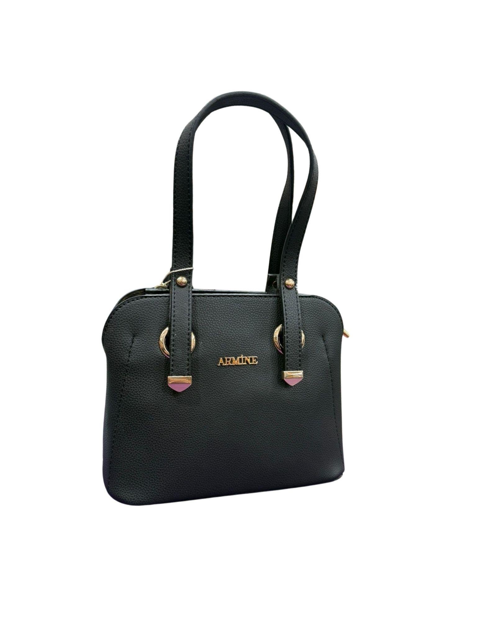 Armine 364 Bayan Çanta Siyah Pia
