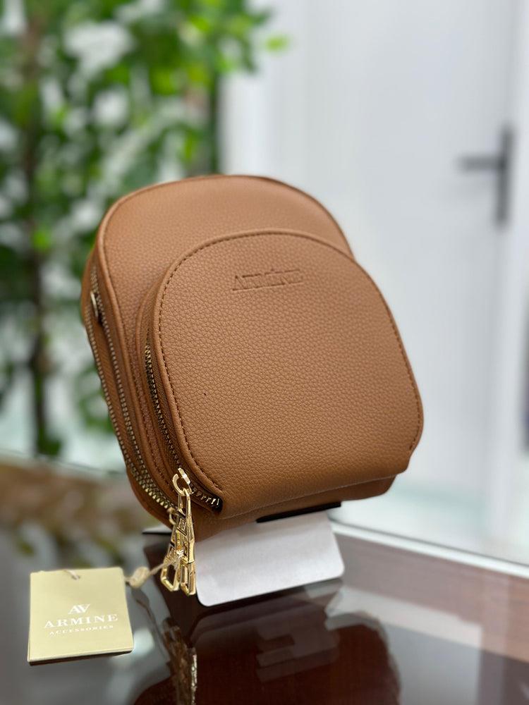 Armine 384 Kadın El Çantası Taba Pia