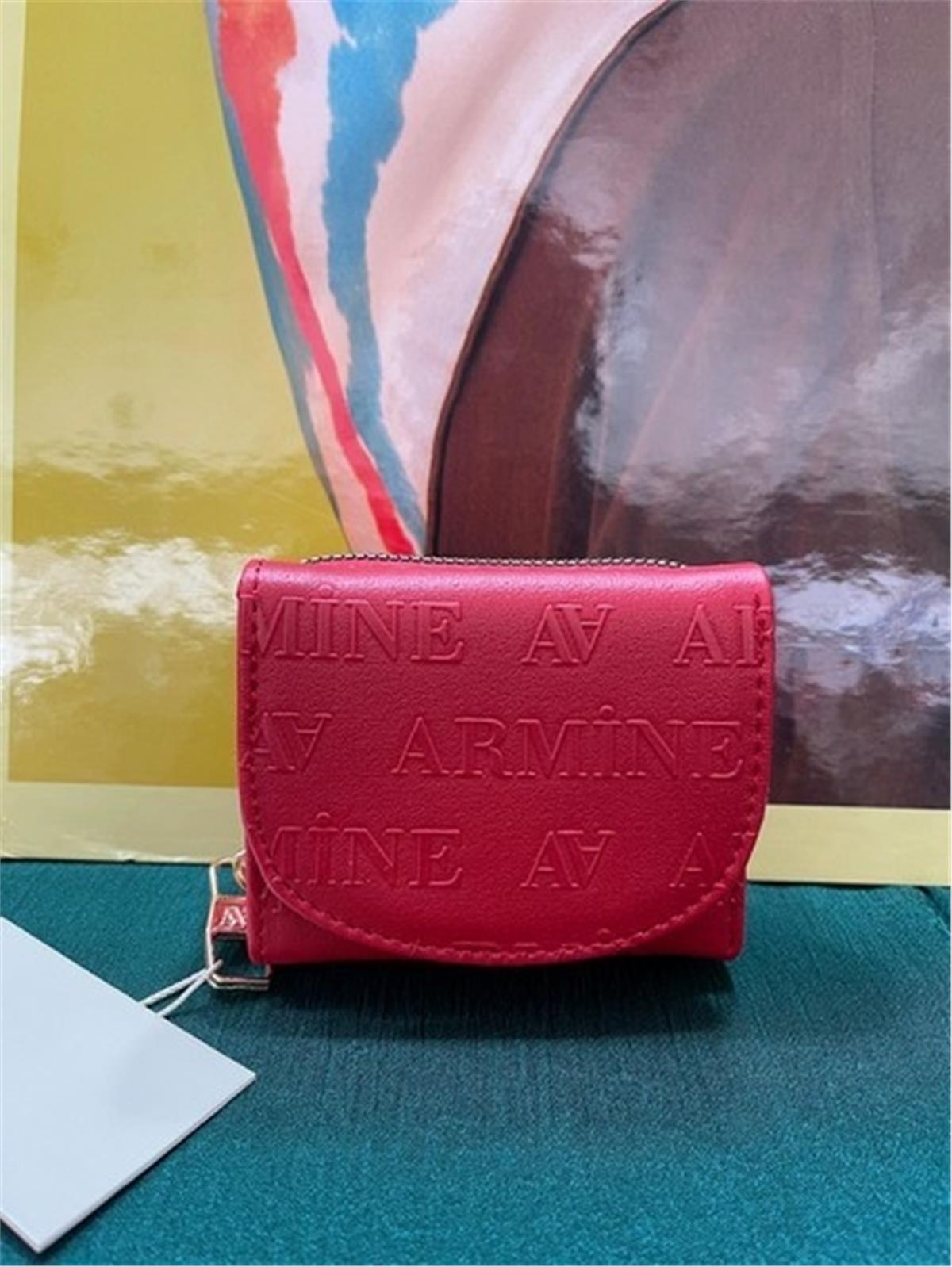 Armine C10 Bayan Cüzdan Kırmızı Lazer