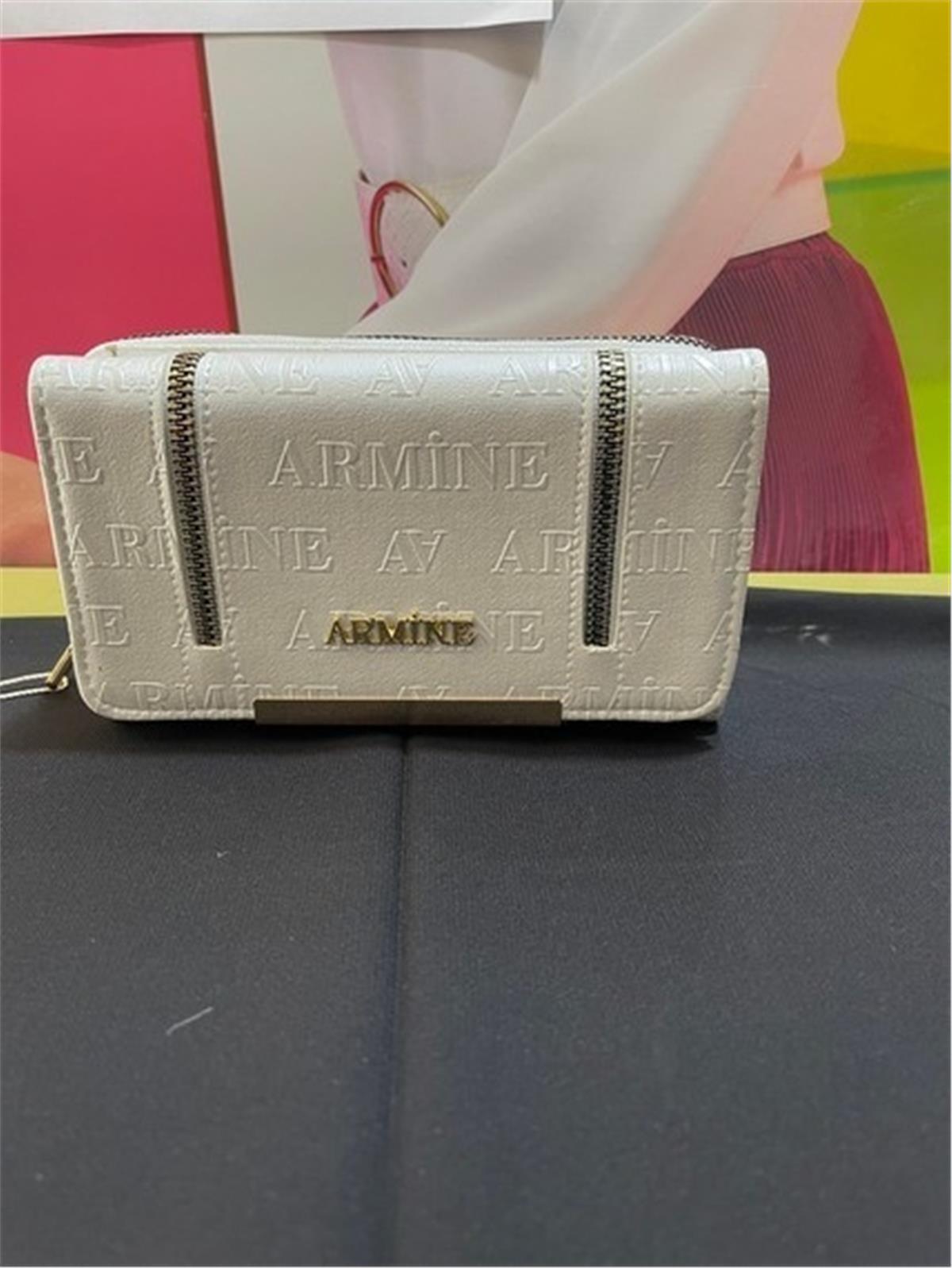 Armine C16 Lazer Kadın Cüzdan Beyaz Lazer