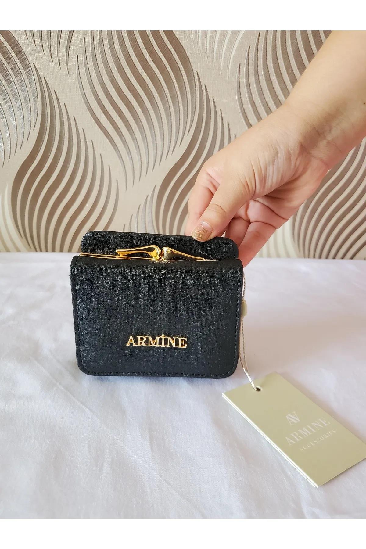 Armine C25 Küçük Bayan Cüzdan Siyah