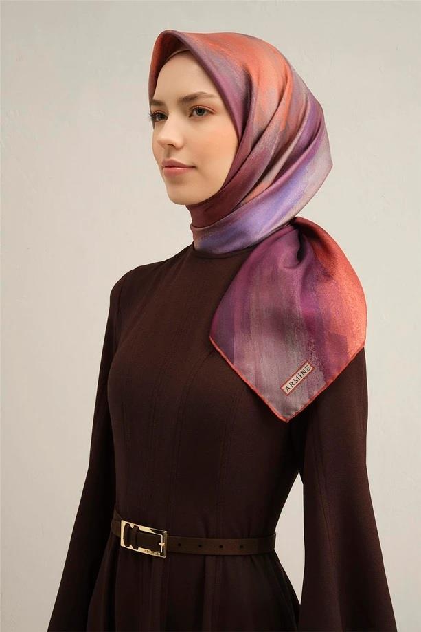 Armine İpek Eşarp 2025 İlkbahar Yaz 9308- 86 wSura