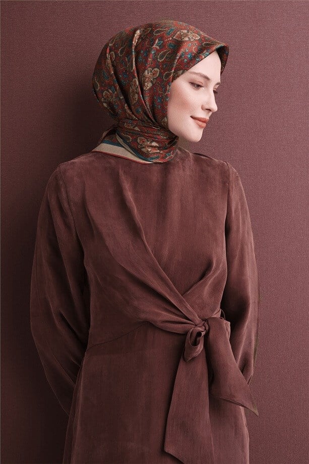 Armine Saf İpek  Eşarp 9609D 03