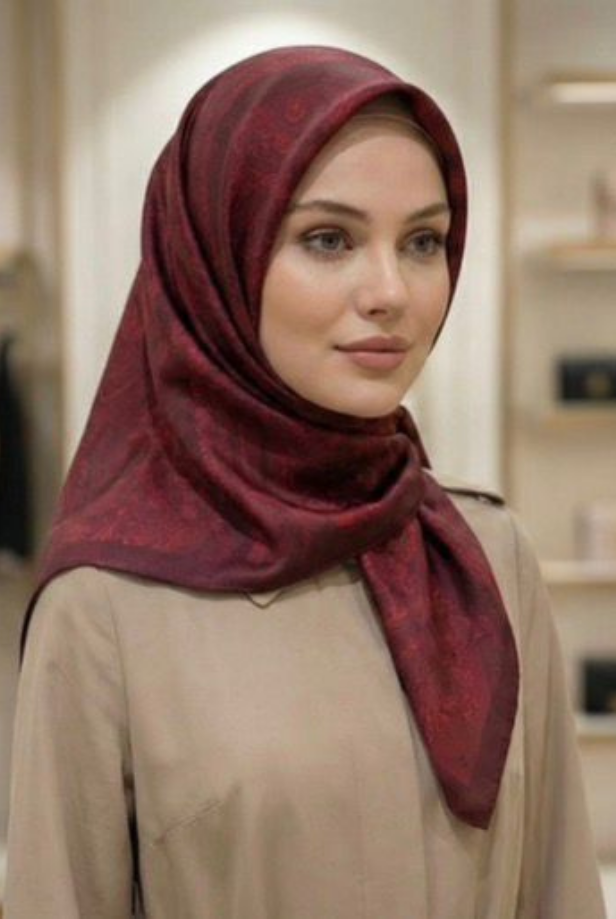Armine Saf İpek Sura Eşarp 9537D 50