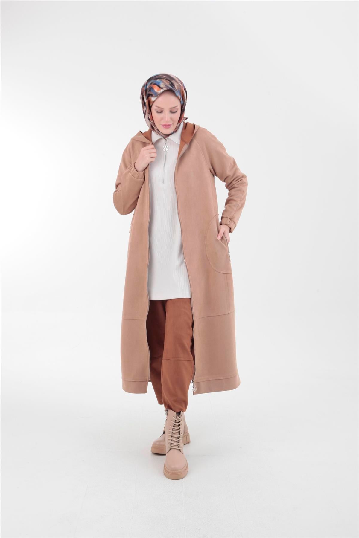 Armine Süet Kap 23KT513 Vizon