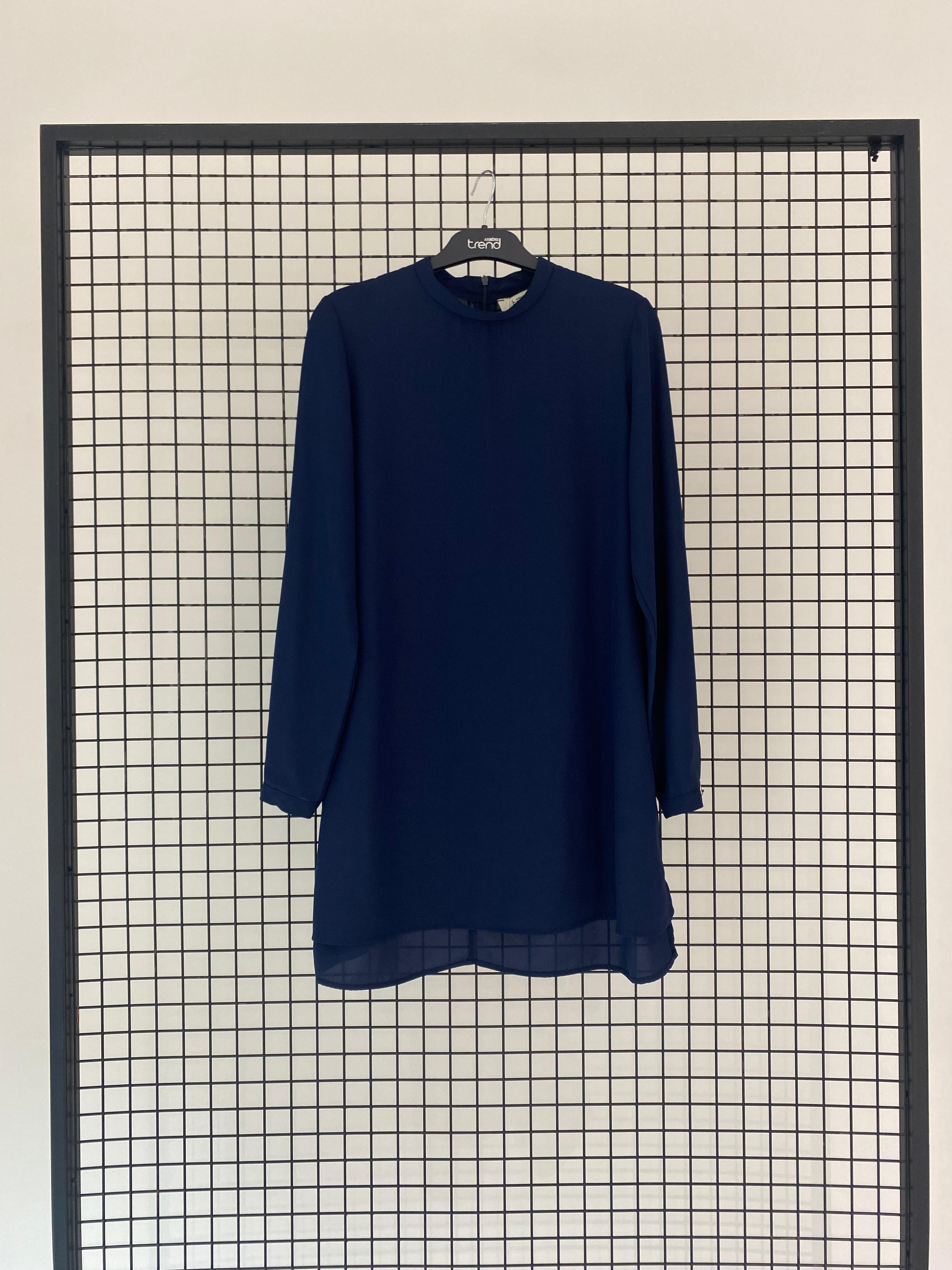 Armine TREND Asimetrik Kesim Kurtarıcı Tunik Lacivert 25YT411
