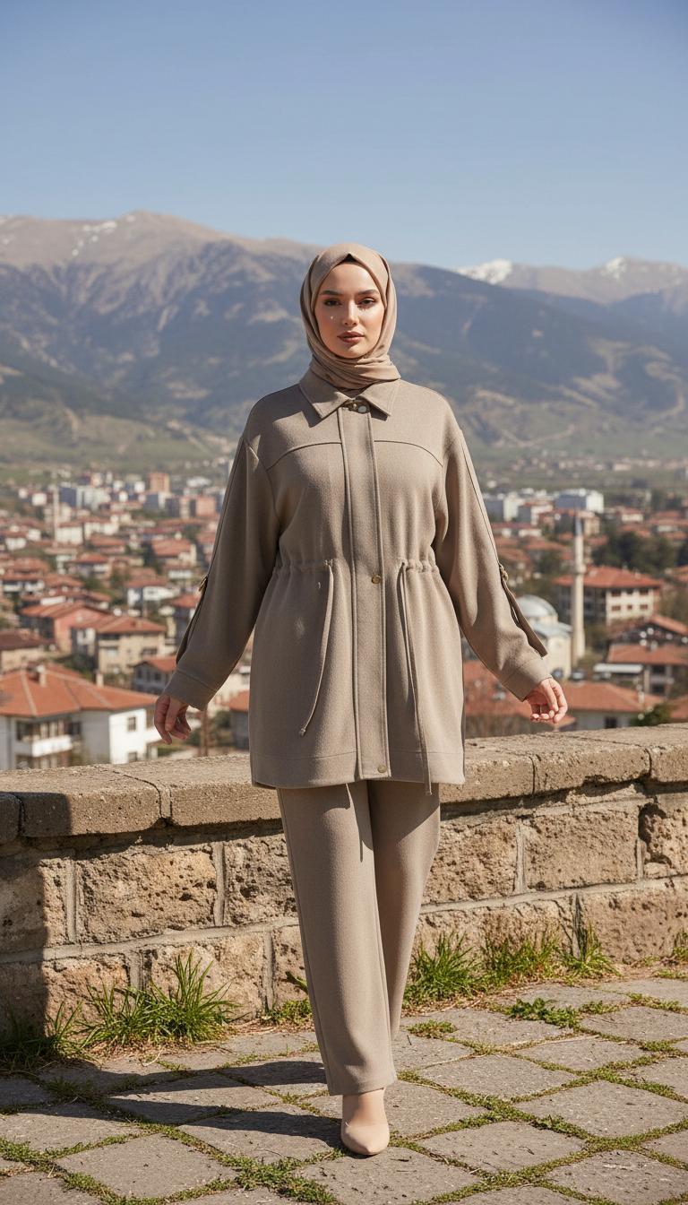 Armine TREND Belden Bağcıklı Spor Takım Bej 25KT660